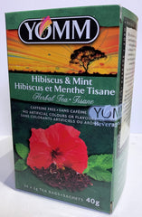 YOMM Hibiscus & MINT Teabags
